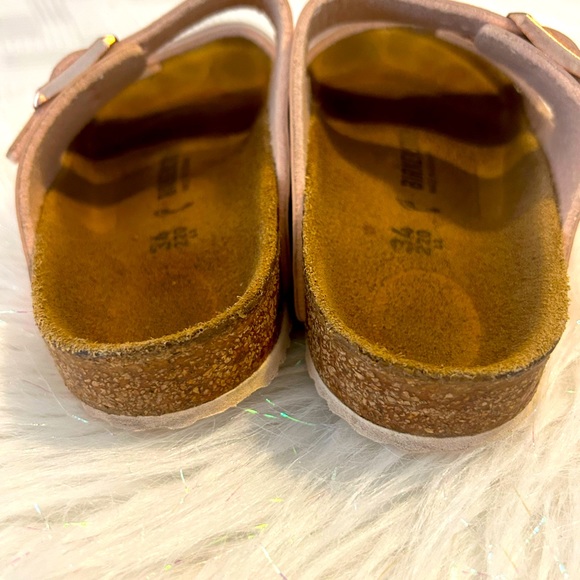 Girls Birkenstock rose gold sandals size 34 - Picture 5 of 8